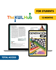 Generación AP®: 12-Month The KWL Hub for Students (Total Access)
