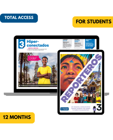 Reporteros 3: 12-Month The KWL Hub for Teachers (Total Access)