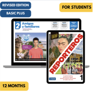 Reporteros 1 Revised Edition: 12-Month The KWL Hub for Students (Basic Plus)