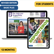Reporteros 2 Revised Edition: 12-Month The KWL Hub for Students (Basic Plus)