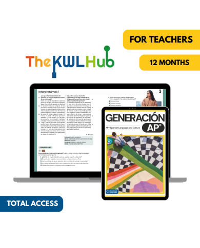 Generación AP®: 12-Month The KWL Hub for Teachers (Total Access)