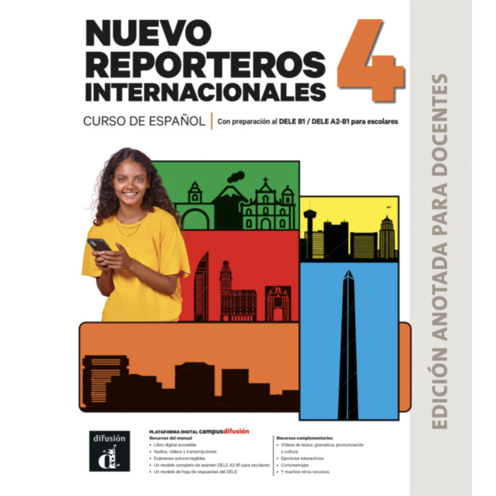 Nuevo Reporteros internacionales 4: Annotated Teacher's Edition