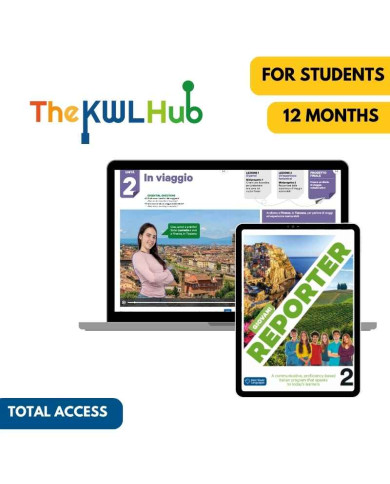 Giovani Reporter 2: 12-Month The KWL Hub for Students (Total Access)