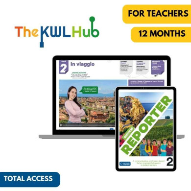 Giovani Reporter 2: 12-Month The KWL Hub for Teachers (Total Access)