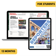 Reporters francophones 1B: 6-Month The KWL Hub for Students (Total Access)