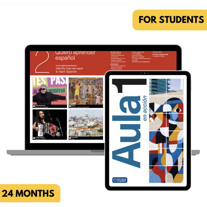 Aula en acción 1: 24-Month The KWL Hub for Students
