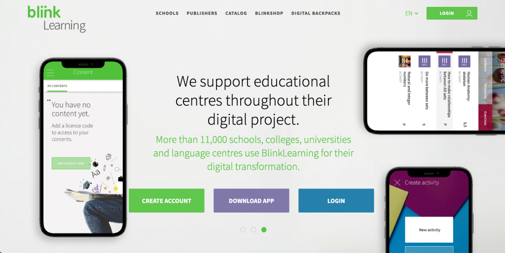 blink learning app